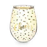 Cheers Stemless Wine Glass