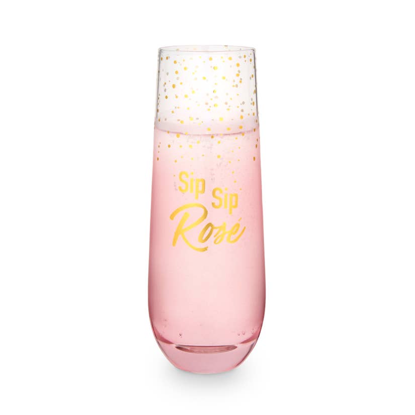 Sip Rosé Champagne Flute