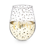 Cheers Stemless Wine Glass