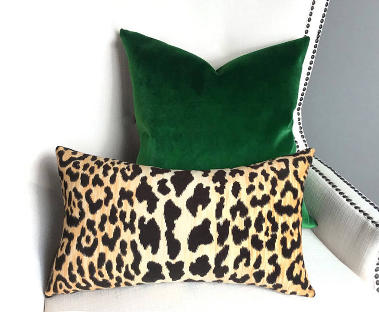 Primal Leopard Lumbar Pillow